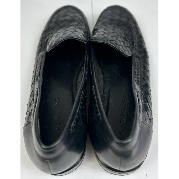 Bandolino Vintage Woven Black Loafers, size 7.5 - Picture 4 of 7